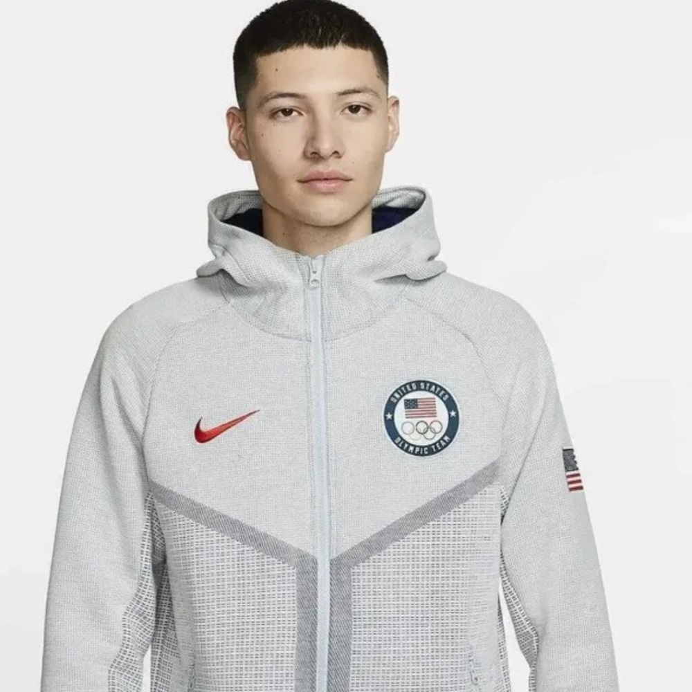 Nike Mens Sportswear Windrunner USA Olympic Team Tech Pack Hoodie CT2798-043